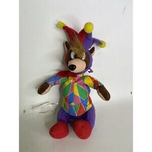 Vintage Jester Bear ACME 1994 Plush Stuffed Animal Toy